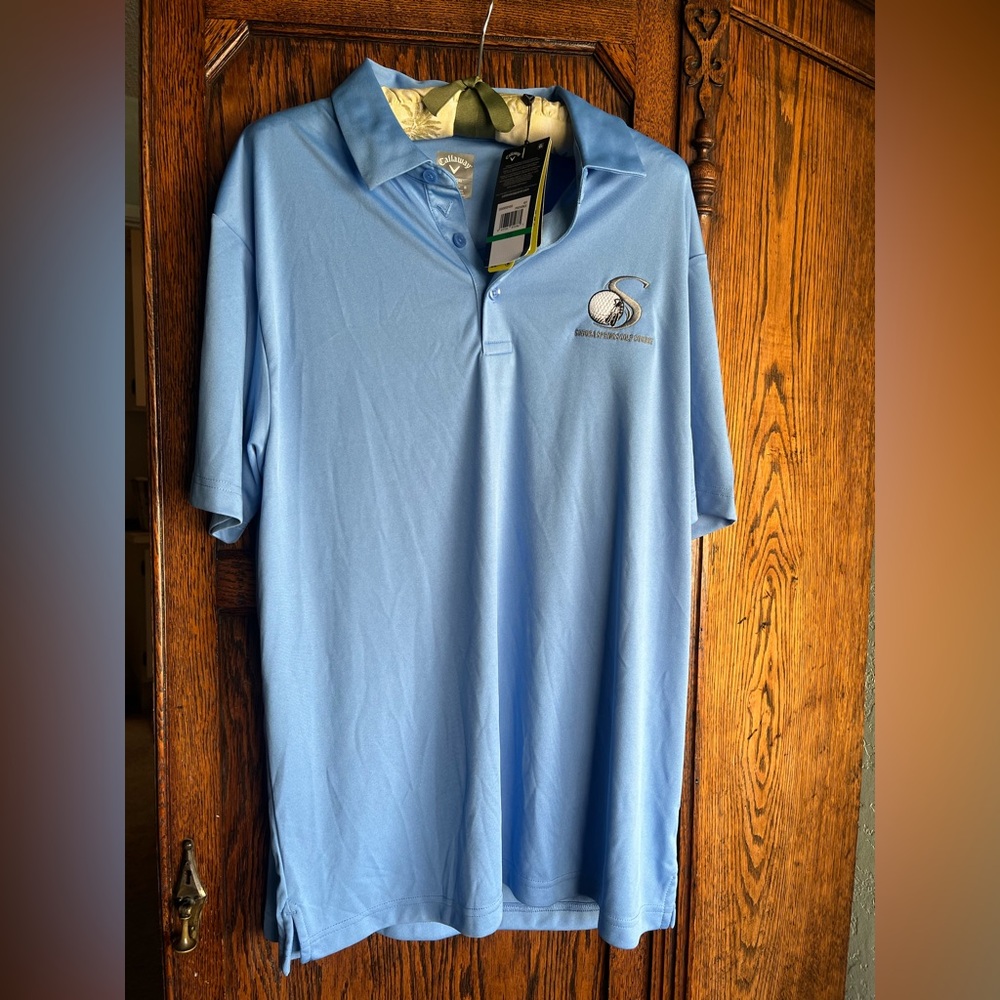 Callaway Opti-Dry cooling UPF 50 short sleeve polo size large NWT